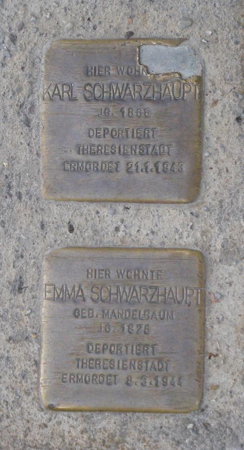 Stolpersteine Obere Bachstrae 12 #1