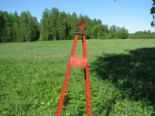 Field Grave Unknown Russian Soldier Kirjasalo