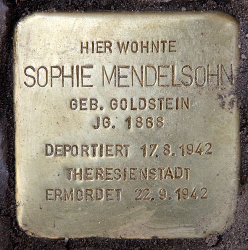 Stolpersteine Sybelstrae 61 #3