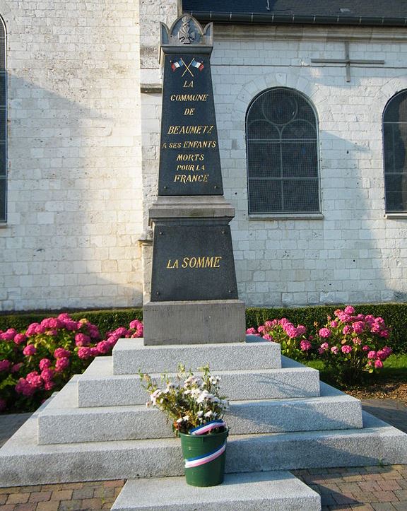 Monument Eerste Wereldoorlog Beaumetz #1