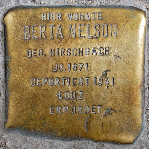 Stolpersteine Amsterdamer Strae 14 #1