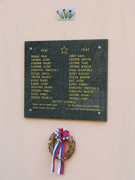 Oorlogsmonument Sveti Lovrenc