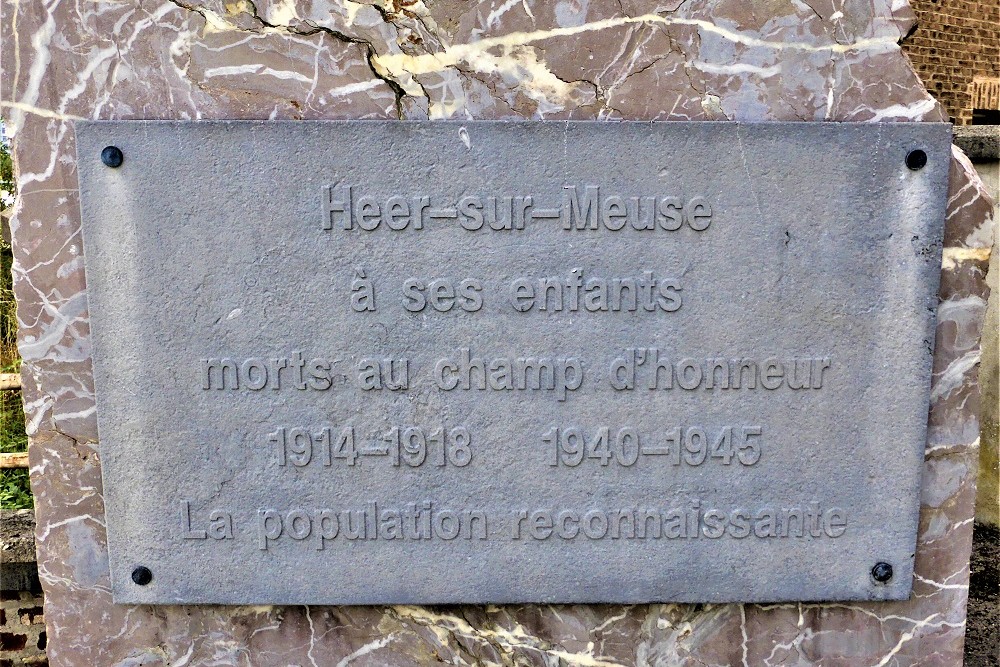 Oorlogsmonument Heer-sur-Meuse #4