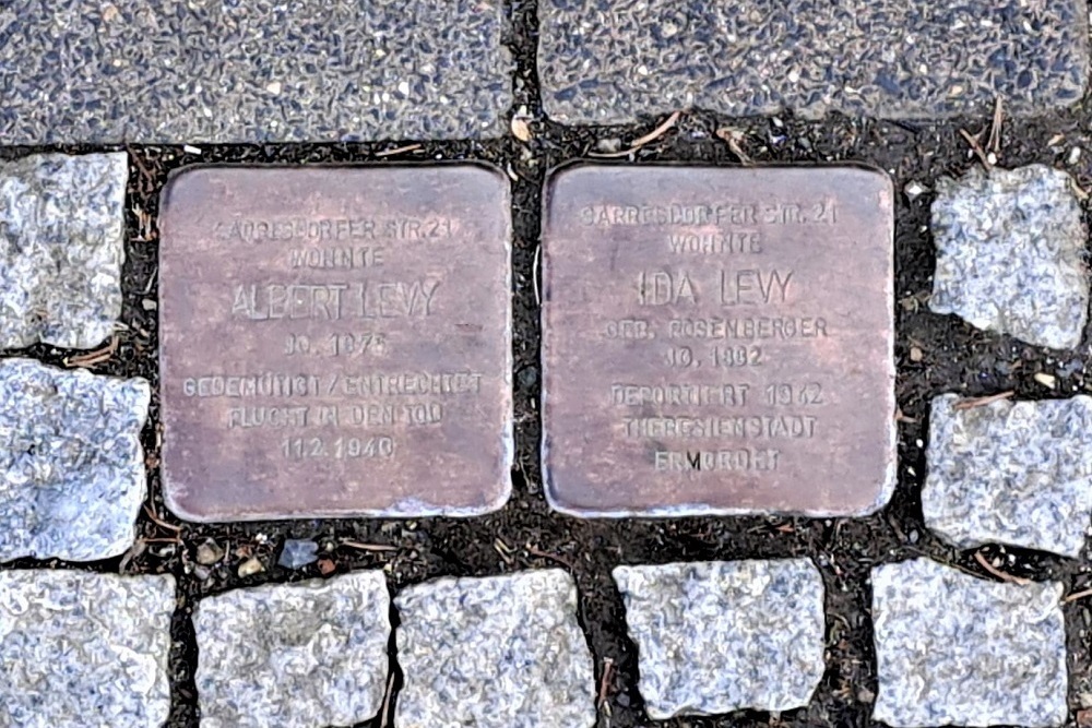 Stolpersteine Sarresdorferstrasse 19 #1