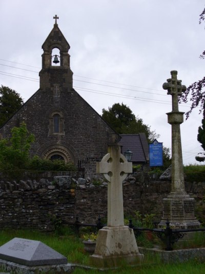 Commonwealth War Graves St. Mabon Churchyard