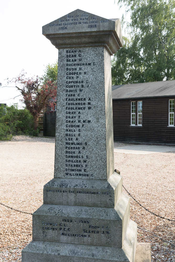 Oorlogsmonument Southill #2