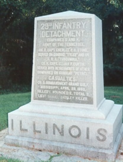 29th Illinois Infantry (Union) Monument