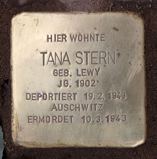 Stolpersteine Friedbergstraße 34 #4