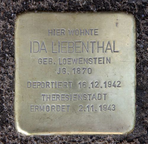 Stolpersteine Hildegardstraße 25 #3