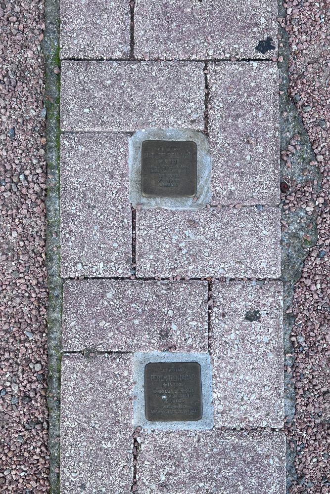 Stolperstein Via Dario Cassuto 1