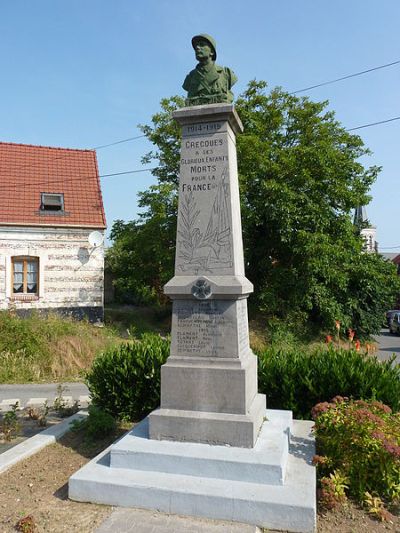 Oorlogsmonument Crecques #1