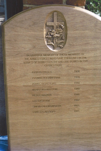 Memorial Military Graves All Saints Churchyard #1