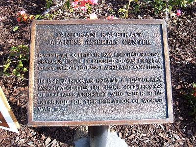 Tanforan Assembly Center (Monument Tanforan Racetrack) #1