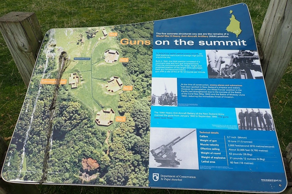 Gun Emplacements Matiu/Somes Island #4