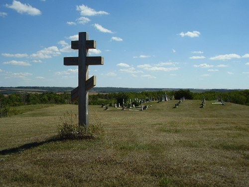 Commonwealth War Grave Glen Elmo Ukranian Orthodox Cemetery