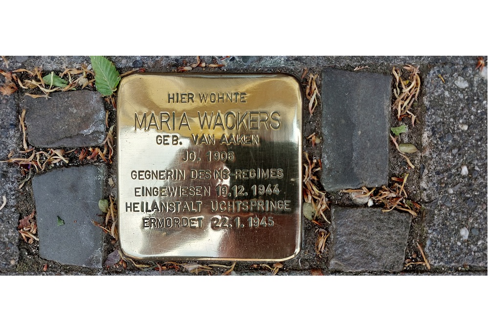 Stolperstein Maasstrae 35 #1