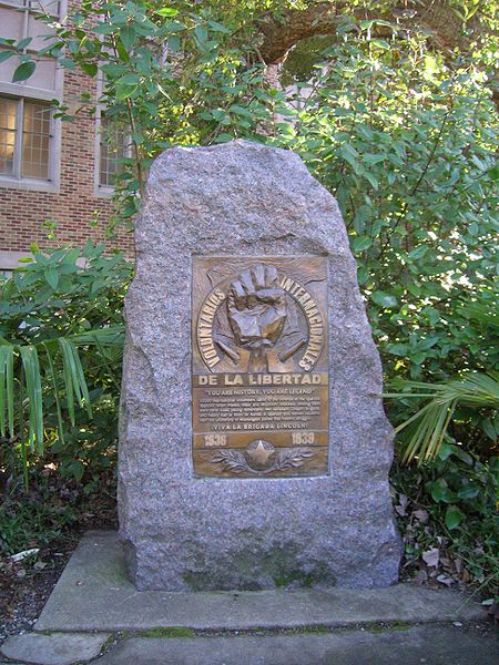 Monument Internationale Brigades University of Washington