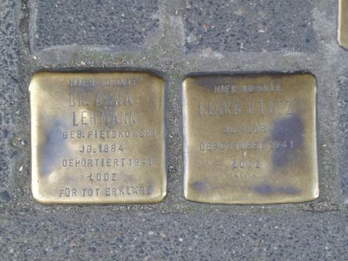 Stolpersteine Christophstraße 31 #4
