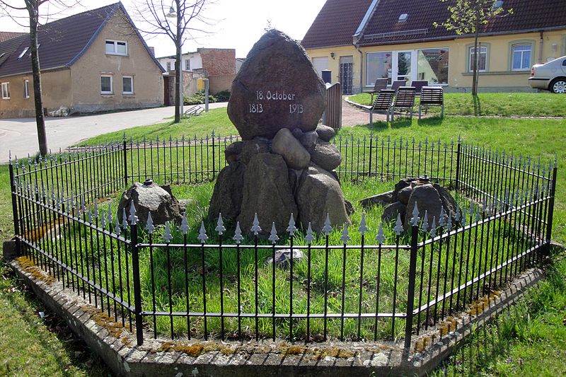 Herdenkingssteen 100e Verjaardag Slag bij Leipzig