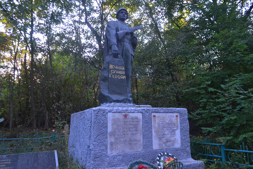 Mass Grave Soviet Soldiers Velykyi Bukryn