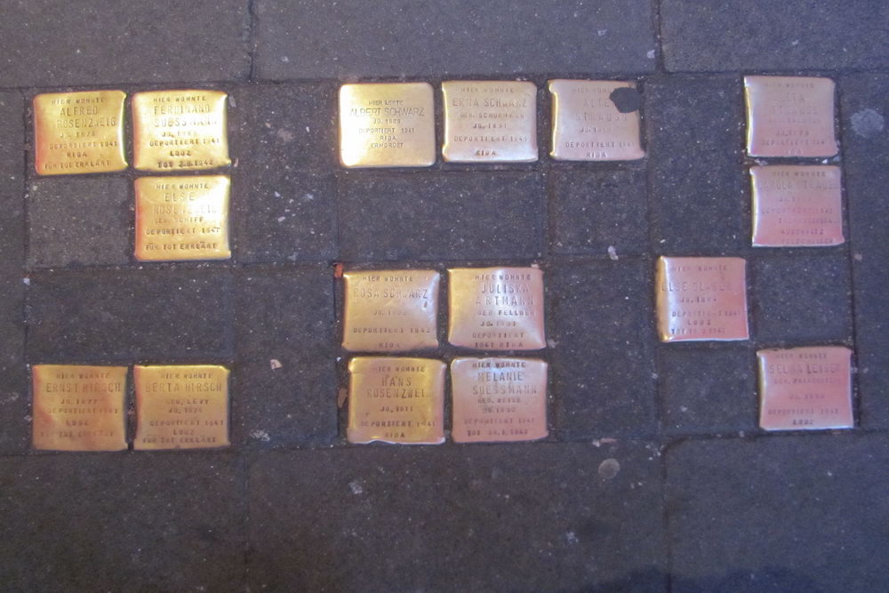 Stumbling Stones Aachener Straße 28