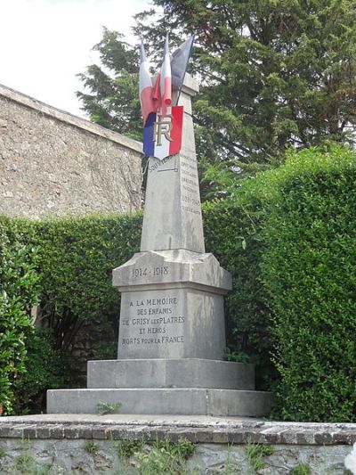 War Memorial Grisy-les-Plâtres #1