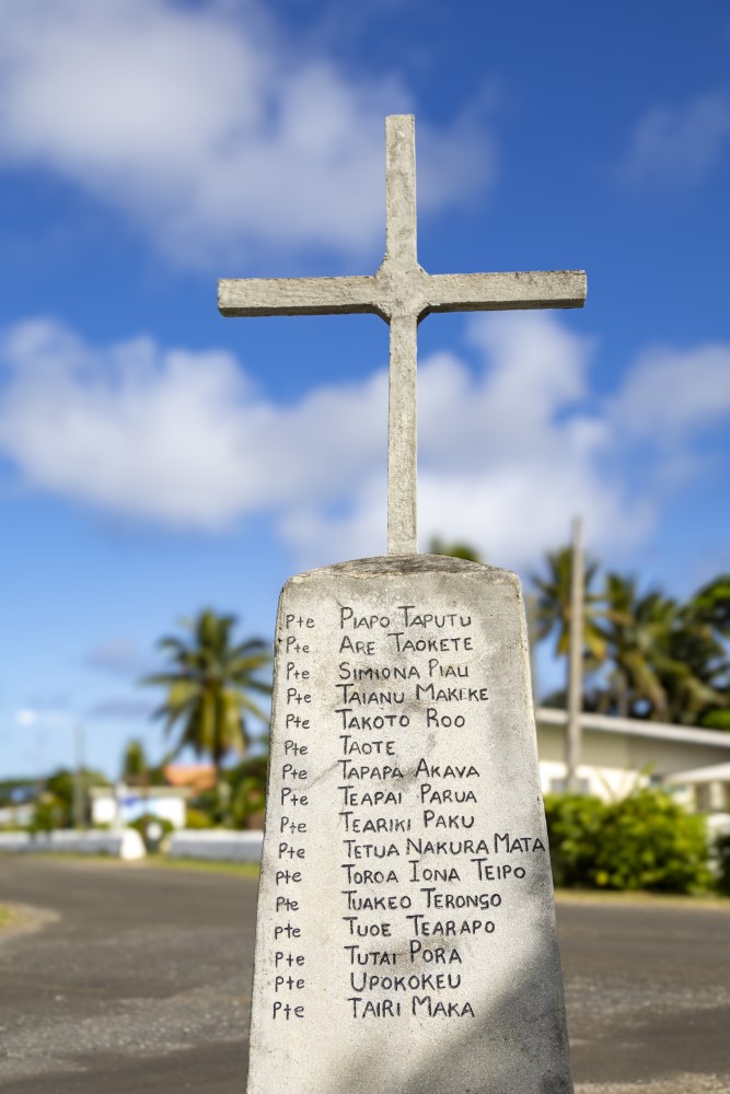 War Memorial Atiu #2