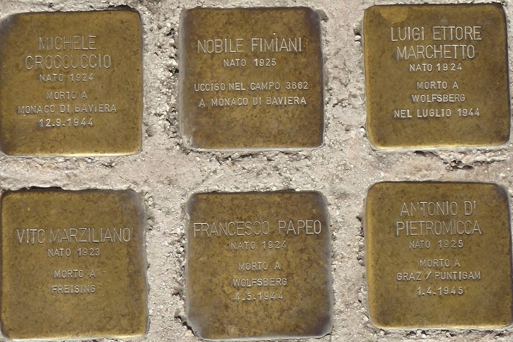 Stolpersteine Gedeporteerde Carabinieri Rome #3