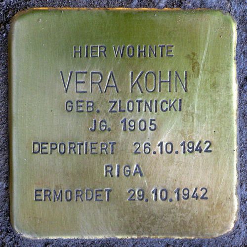 Stolpersteine Mahlsdorfer Straße 94 #3
