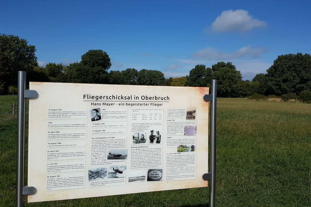 Crashlocatie & Monument Messerschmitt Bf 109 G14 Werknummer 781230 #2