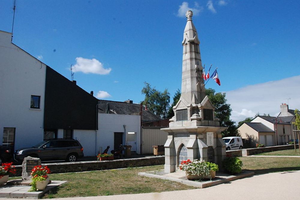 Oorlogsmonument Bains-sur-Oust