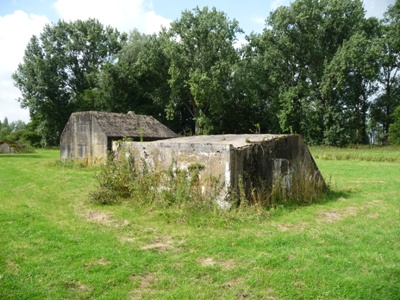 Group Shelter and MG-Casemate Werk aan de Groeneweg