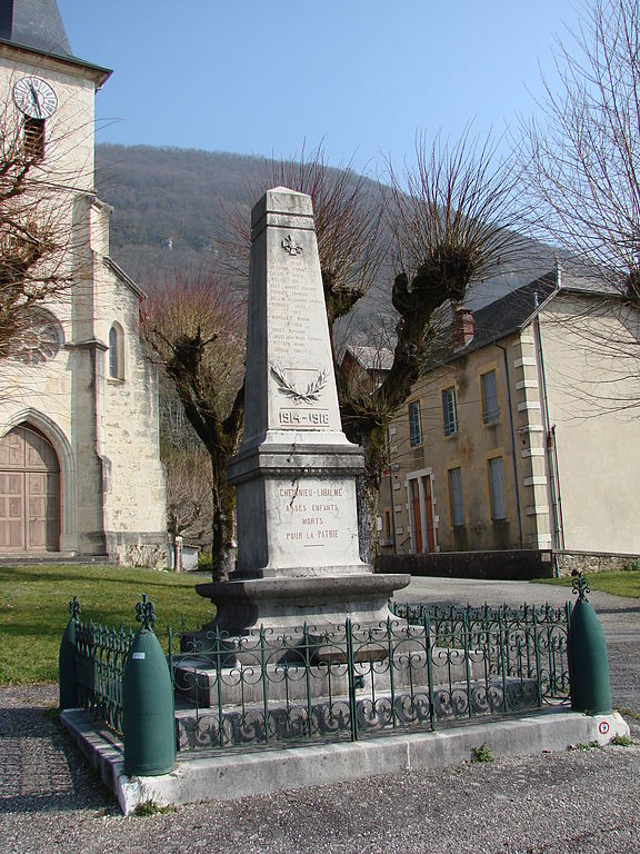 Oorlogsmonument Cheignieu-la-Balme