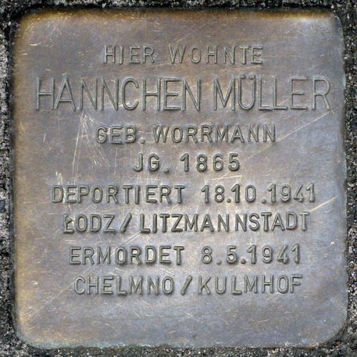 Stolpersteine Hübnerstraße 2 #2
