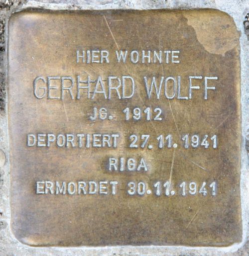 Stolpersteine Niebuhrstrae 66