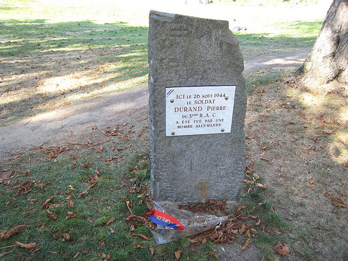 Memorial Soldat Durand Pierre 1944
