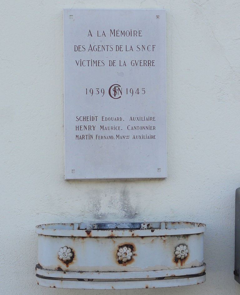 Memorial Railway Employees Gare de Pagny-sur-Meuse