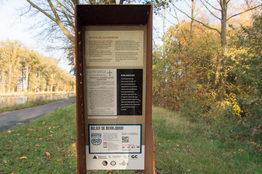 Info board 75 Years Liberation WWII Arendonk #2