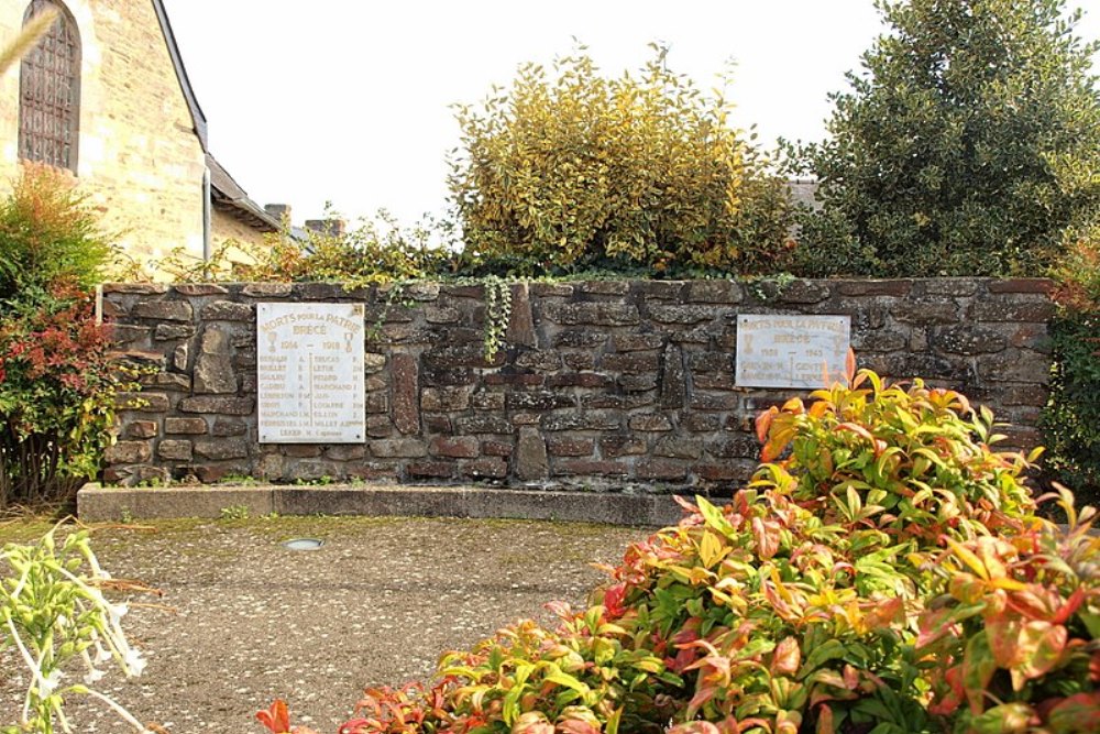 Oorlogsmonument Brécé #1