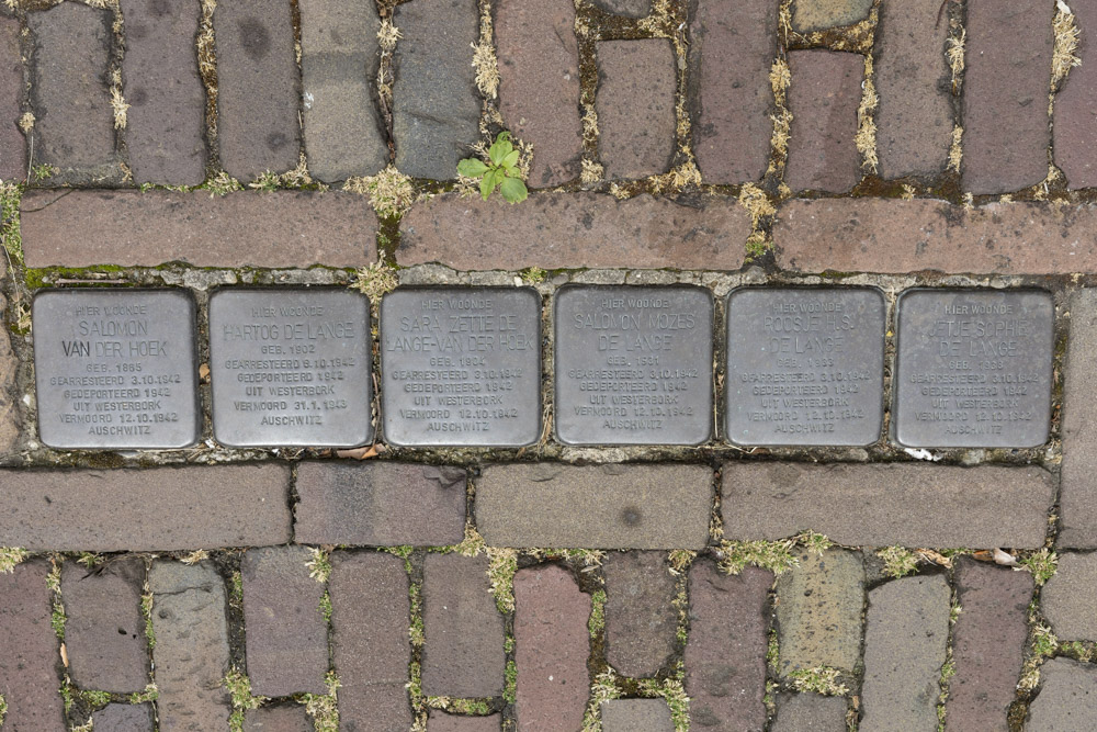 Stolpersteine Bouweind 1 (nu Doctor A.C. van Raaltestraat 1)