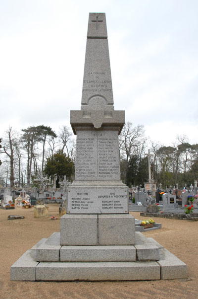 Oorlogsmonument Saint-Lambert-du-Lattay