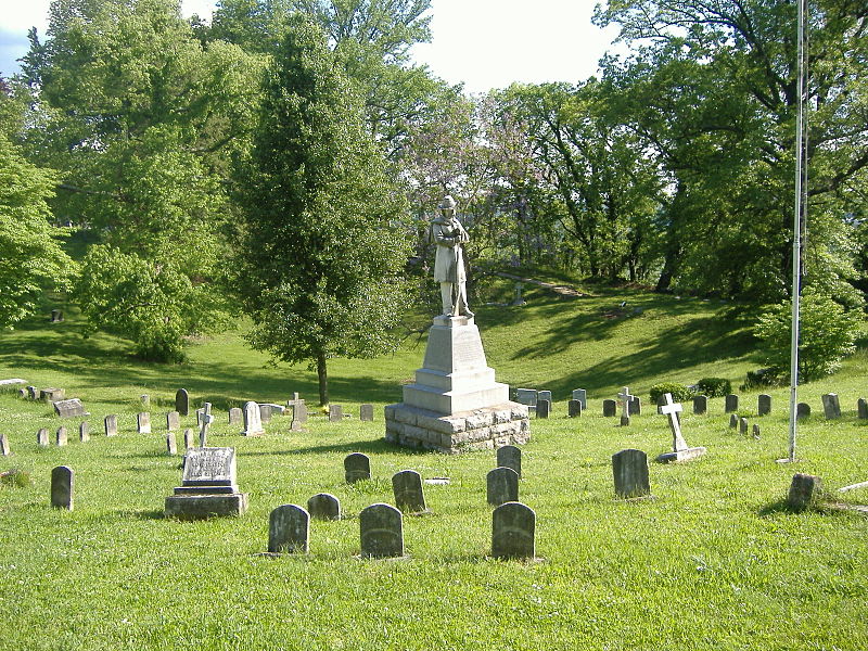 Geconfedereerden-Monument en Graven Green Hill Cemetery #1
