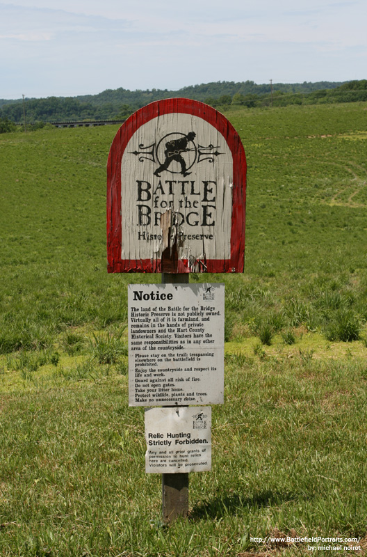 Sign Battle for the Bridge