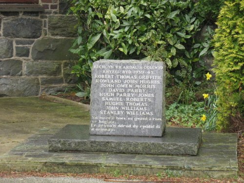 Oorlogsmonument Ysgol Bethel #1