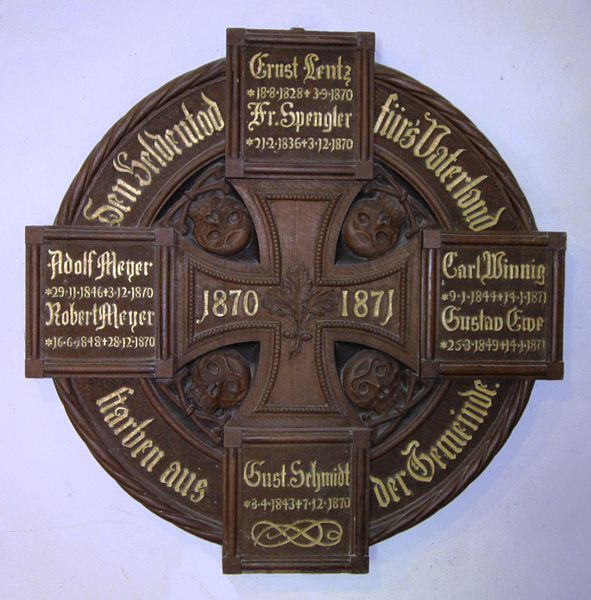 Oorlogsmonument Bergkirche St. Bartholomäus #2