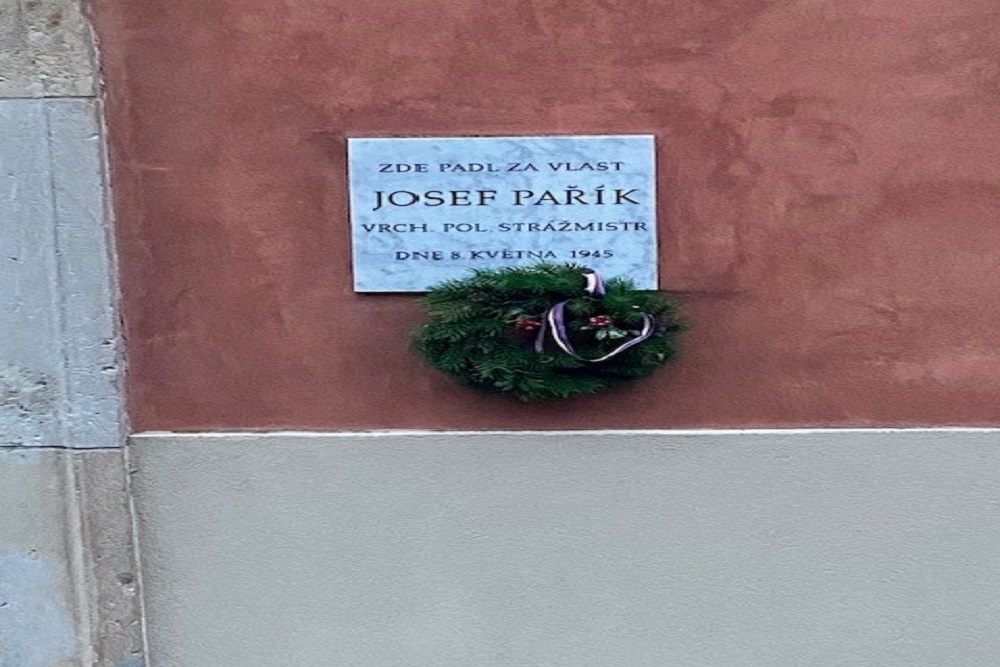 Herdenkingsplaat Josef Parik #1