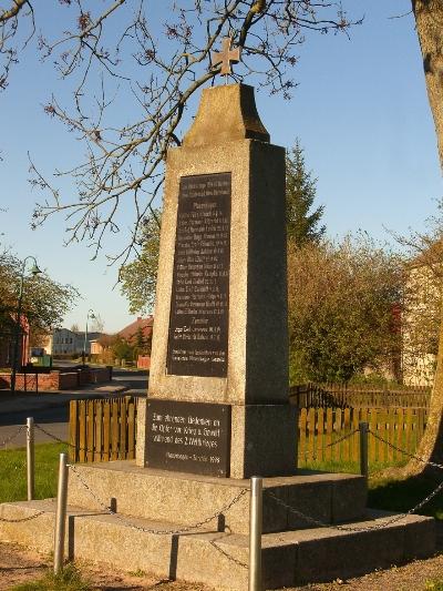 War Memorial Plauerhagen