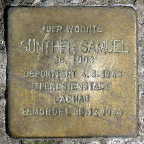 Stolpersteine Groninger Strae 36 #2