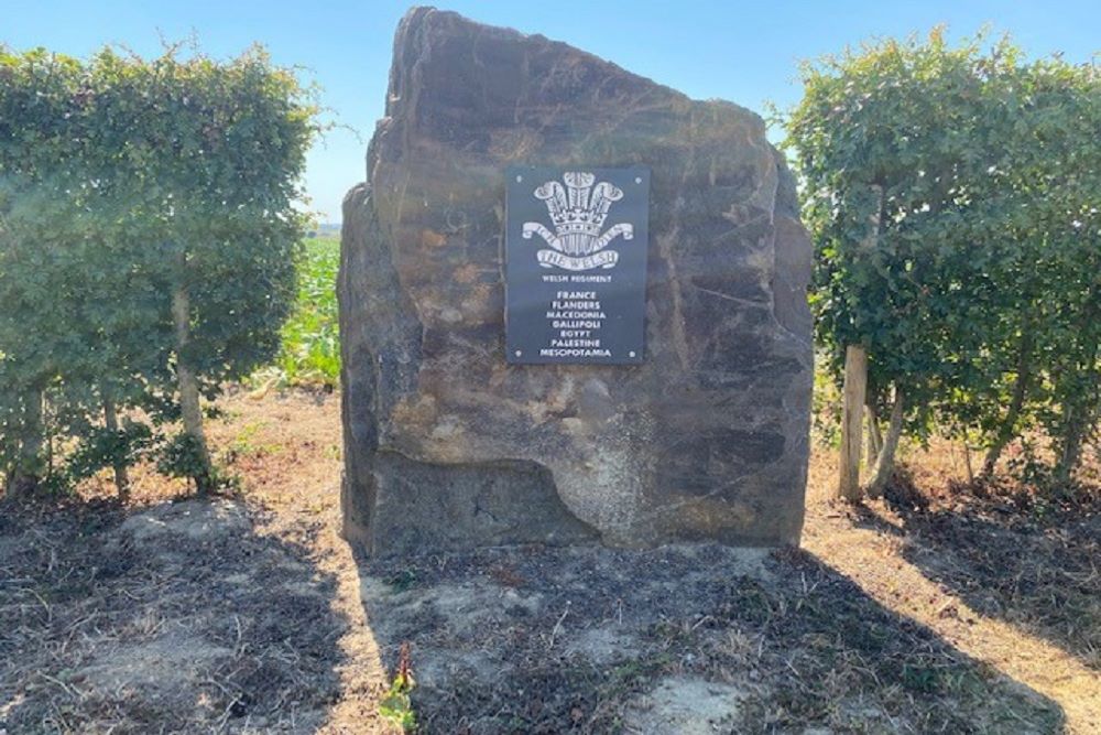 Memorial Stone Welsh Regiment #1