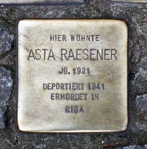 Stolpersteine Groe Hamburger Strae 30 #2